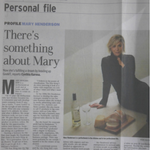 Personal File Magazine - Mary Henderson’s Media Appearances